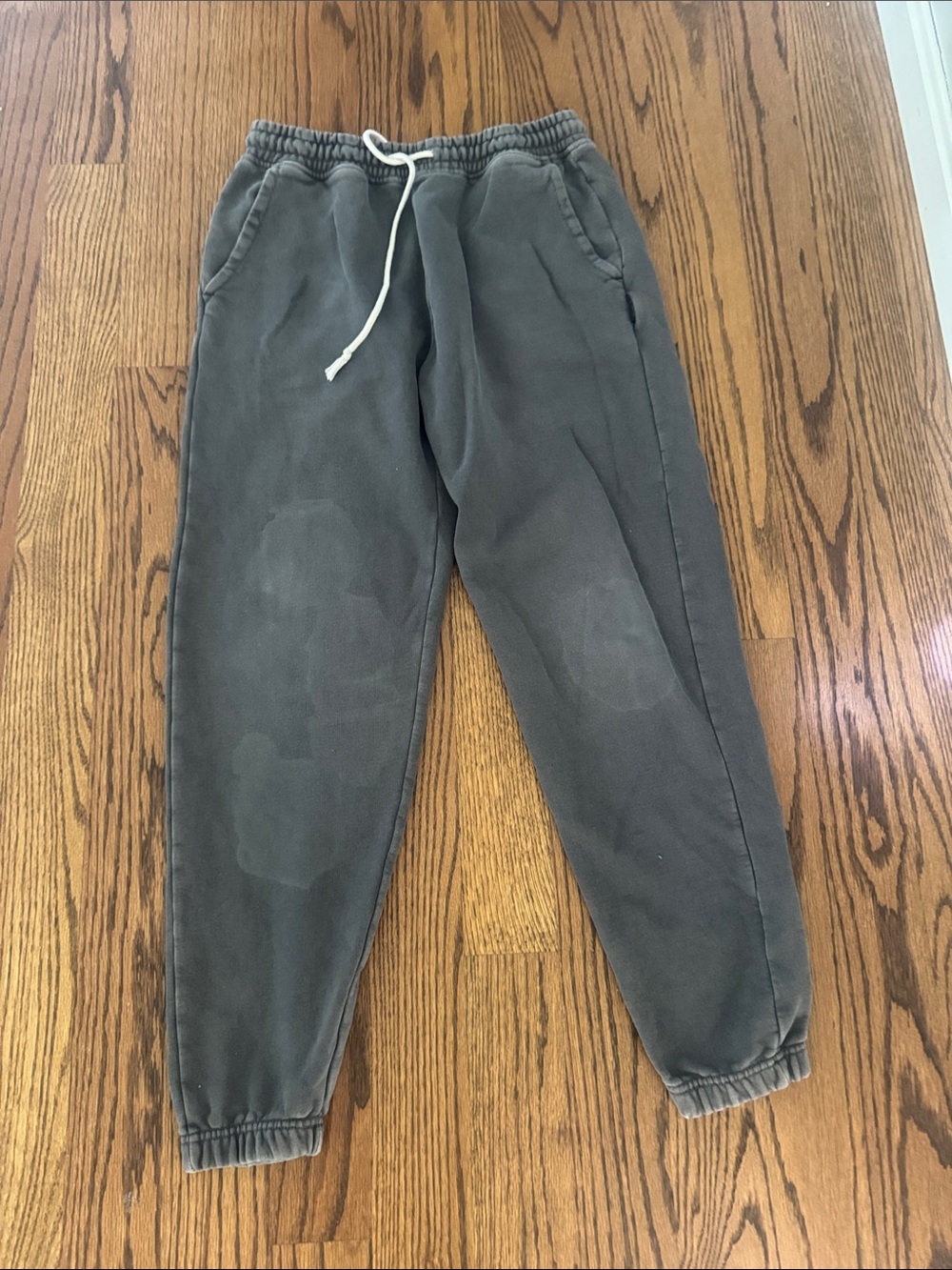 American Eagle Outfitters Charcoal Gray Drawstring Joggers